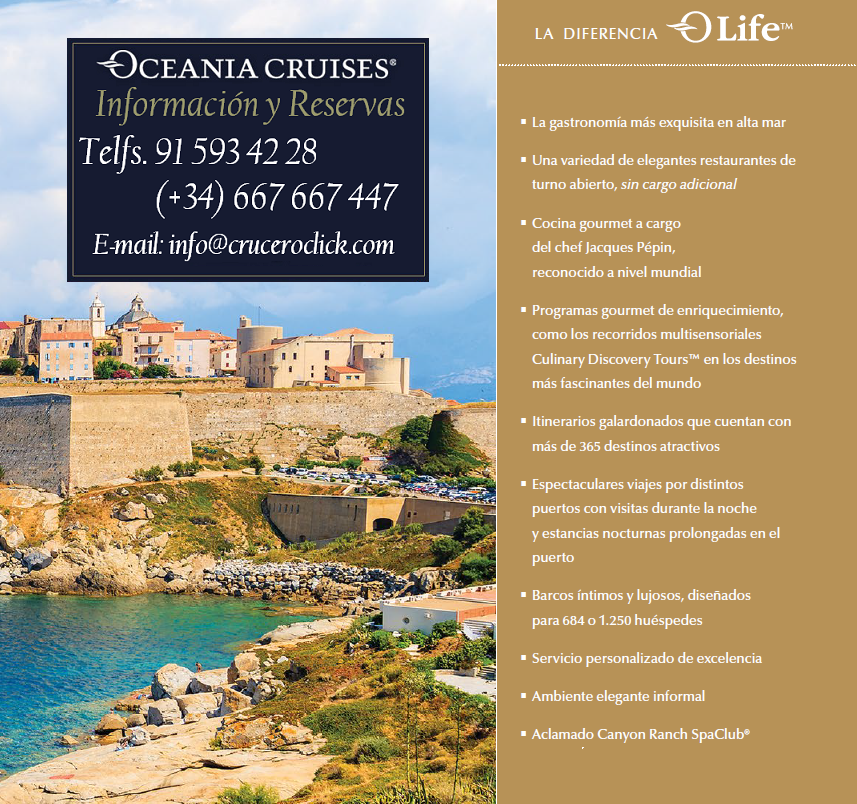 OCEANIA CRUISES CRUCERO DE LUJO CRUCERO TODO INCLUIDO CRUCERO PREMIUM CRUCERO ALTO NIVEL CRUCERO PARA EXIGENTES CRUCERO DISTINGUIDO CRUCERO ALTO NIVEL CRUCERO ESTILO EUROPEO CRUCERO REFINADO CRUCERO BUEN SERVICIO CRUCERO BUENA GASTRONOMIA CRUCEROS DE LUJO LUXURY CRUISES OCEANIA CRUISES LUXURY TRAVEL CORPORATE TRAVEL CHARTER OCEANIA #CrucerosdeLujo #OceaniaCruises #CrucerosBuenos #BuenosCruceros #BuenCrucero #LuxuryCruises #Crucerosdelujo #OceaniaCruises #CrucerosOceania